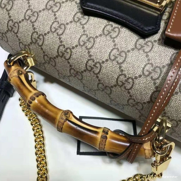 Hyper Peter bamboo Padlock GUCCI GG small bag shoulder 0808